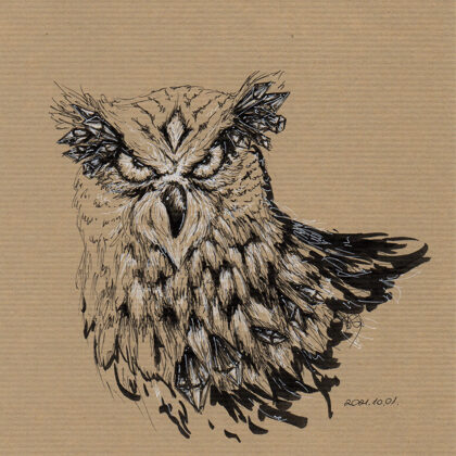 "Crystal" - tollrajz - Inktober 2021