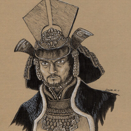 "Helmet" - tollrajz - Inktober 2021