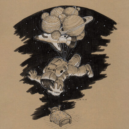 "Roof" - tollrajz - Inktober 2021