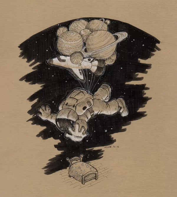 "Roof" - tollrajz - Inktober 2021