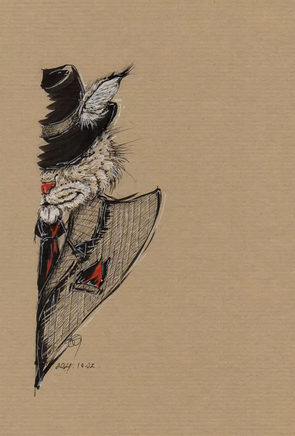 "Suit" - tollrajz - Inktober 2021