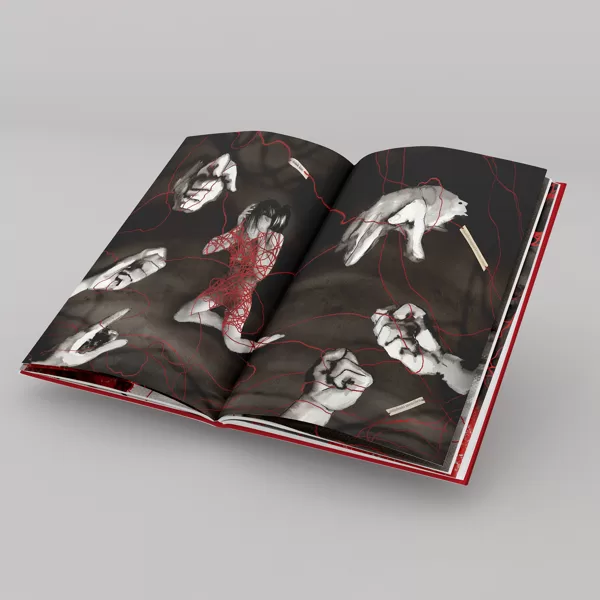 Silent book terv - tus és akril illusztrációk - "Nem vagyok elég jó"