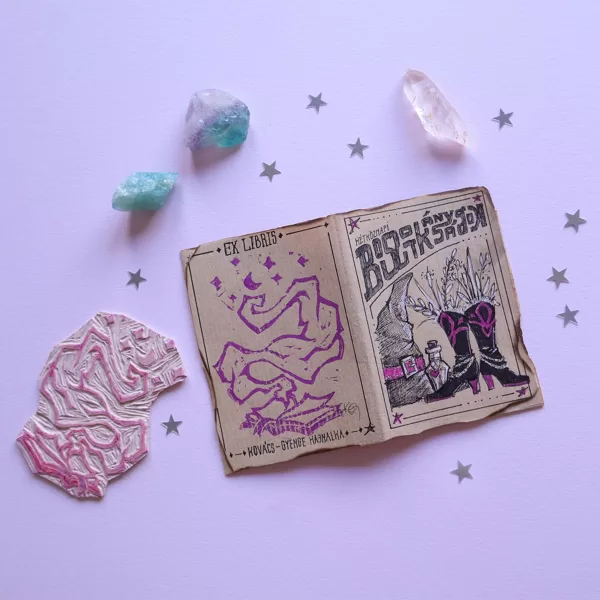 Hétköznapi boszorkányságok - mini zine (zselés toll, színesceruza)